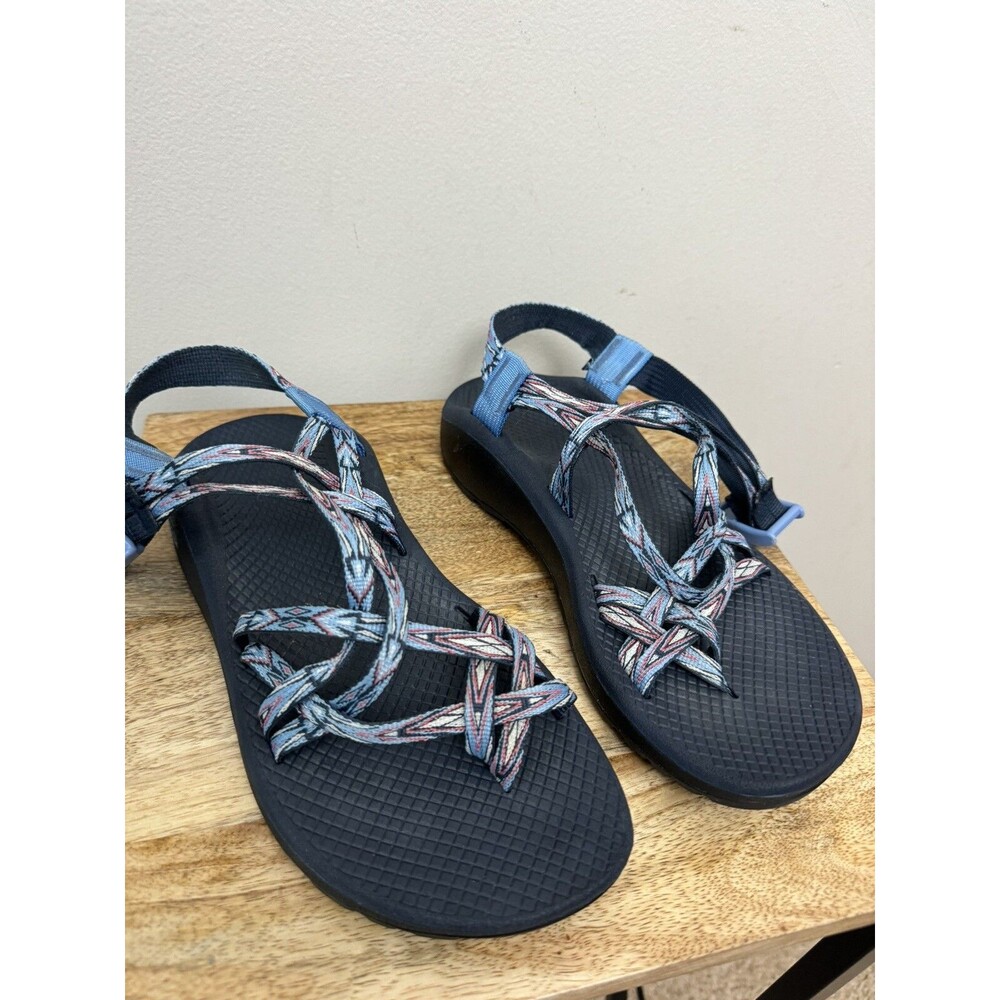 Womens Chaco Z Cloud X2 Sport Sandals Size 9 Blue Strappy Shoes Blue